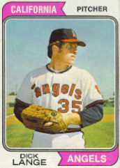 1974 Topps Baseball Cards      429     Dick Lange RC